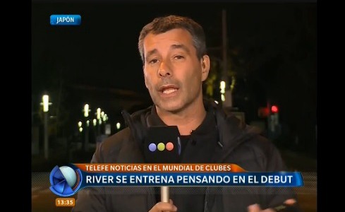 Telefe Noticias en Japón: River se prepara para debut