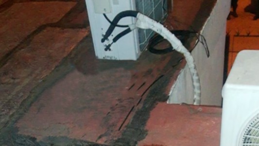 Halló un muerto en su techo: era un ladrón que intentó robarle el motor del aire acondicionado