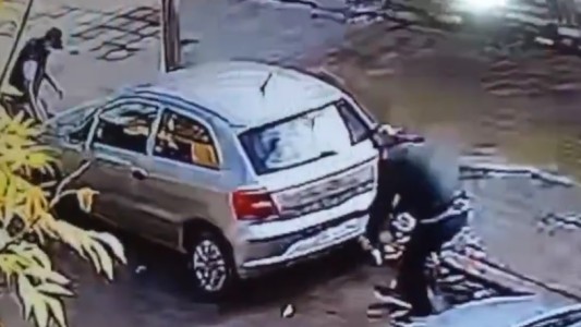 Video: robo de patentes en El Palomar