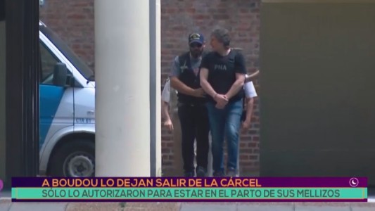 Boudou podrá salir de la cárcel para el parto de sus mellizos