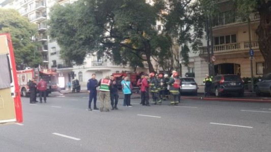 Incendio en un edificio de Palermo: ocho vecinos intoxicados con monóxido de carbono