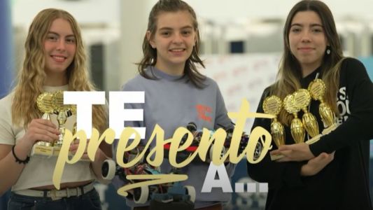 Te Presento: Isabella, Florencia y Sofía, campeonas en una competencia internacional de robótica
