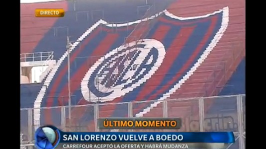 San Lorenzo vuelve a Boedo