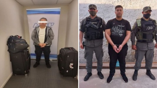 Detienen a dos miembros de una red transnacional que captaba "mulas" para traficar cocaína