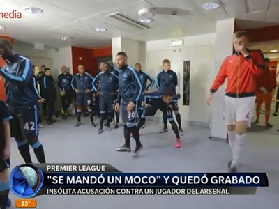Insólita acusación contra un jugador del Arsenal