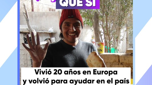 Vivió veinte años en Europa pero volvió para ayudar al país desde Jujuy