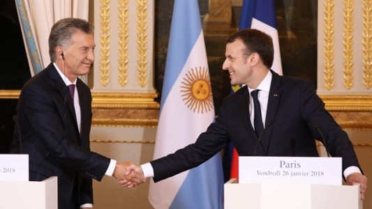 Macri se reunió con Macron y destacó "la oportunidad" que significaría un acuerdo Mercosur-UE