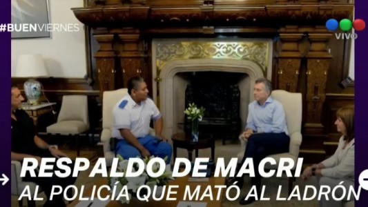 Respaldo del Poder Ejecutivo al policía que mató al ladrón