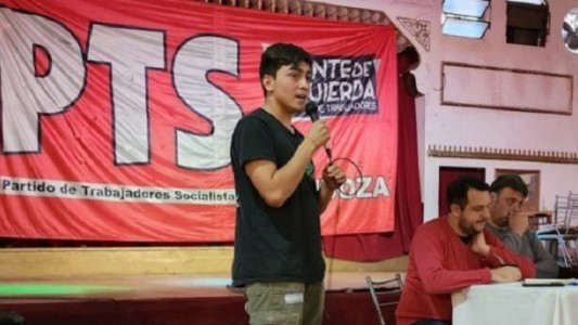 "La salida a la crisis es por izquierda": con 17 años, asiste al secundario y es candidato a diputado en Mendoza