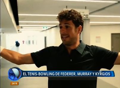El tenis-bowling de Federer, Murray y Kyrgios