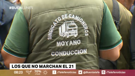 "Nosotros no vamos a movilizar pero apoyamos el reclamo", dijo Acuña