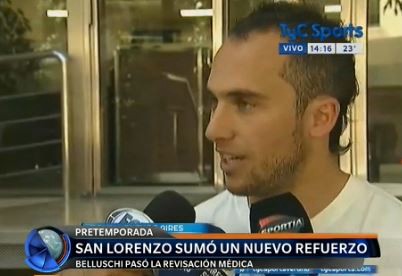 San Lorenzo sumó a Belluschi