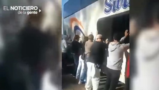 Así requisaron a los micros que llegaron a la marcha de Moyano