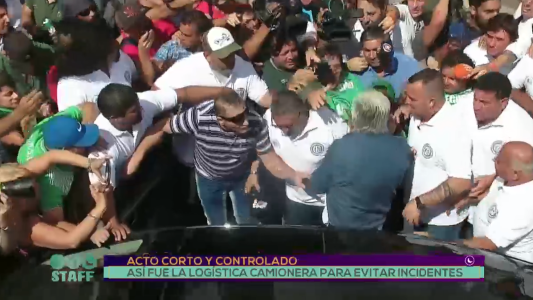 Así fue la logística camionera para evitar incidentes