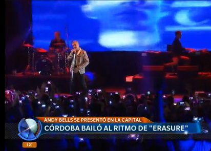Córdoba bailó al ritmo de "Erasure"