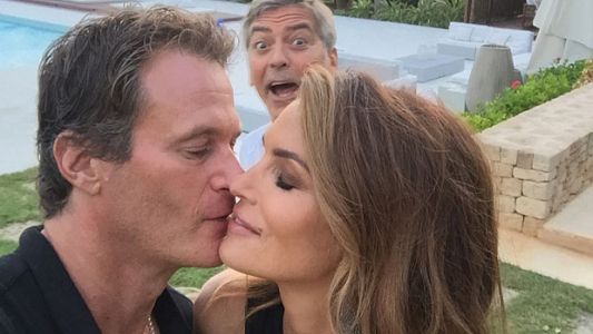 George Clooney boicoteó una selfie de Cindy Crawford