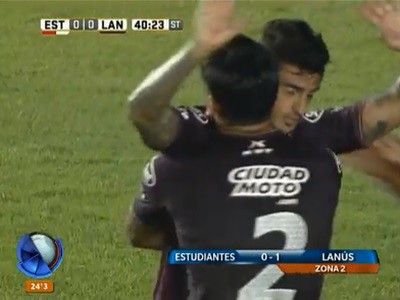 Lanùs venció a Estudiantes 1 a 0 con un gol sobre el final