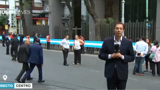 Cortes desde la Plaza de Mayo al Congreso
