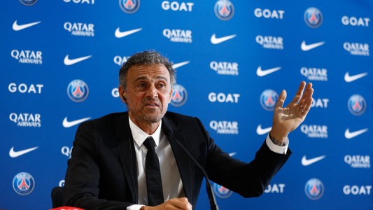 El show de Luis Enrique al asumir como DT del PSG: "No entiendo un carajo de francés"