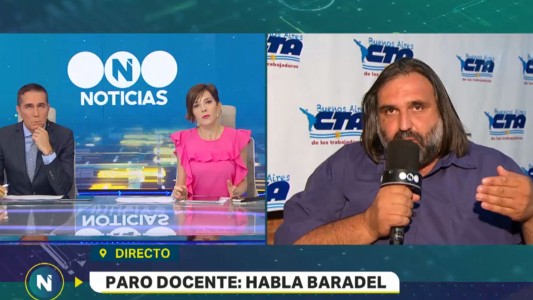 Baradel, sobre el conflicto docente: “No hay diálogo, a nivel nacional cerraron todas las puertas”