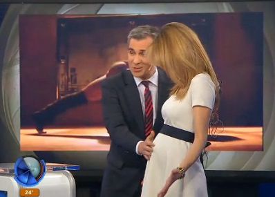 Emoción en Telefe Noticias: Erica Fontana, en la dulce espera