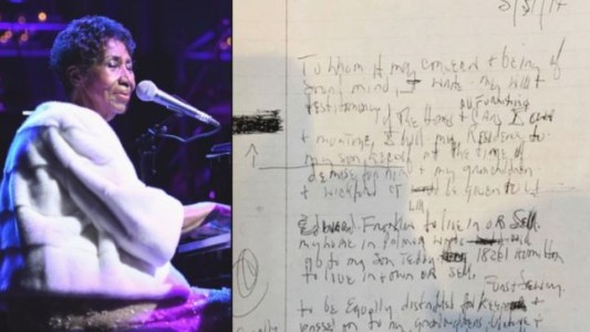 Un jurado determinó que un manuscrito hallado en el sofá de Aretha Franklin después de su muerte es un testamento válido