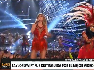Premios MTV: la gran ganadora fue Taylor Swift