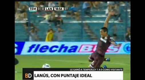 Lanús, con puntaje ideal