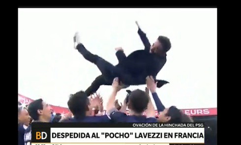 Despedida al "Pocho" Lavezzi en Francia