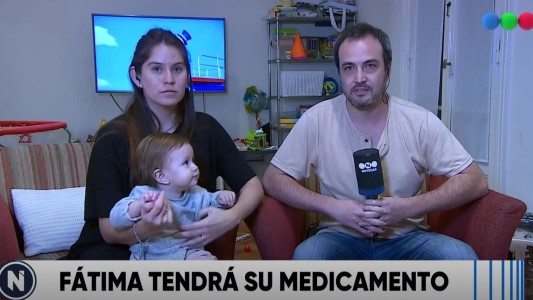 Fátima: la Justicia dicta una cautelar para otorgarle el medicamento de los 2 millones de dólares