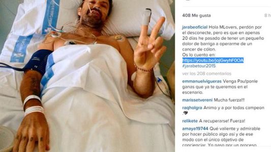 Conmovedor mensaje del cantante de Jarabe de Palo tras sufrir cáncer
