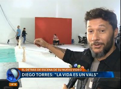 Backstage de "La vida es un vals", nuevo video de Diego Torres