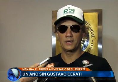A un año de la muerte de Cerati: el homenaje de Charly Alberti