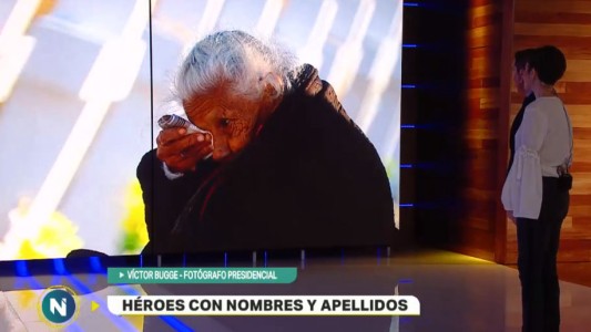 Héroes con nombres y apellidos: las fotos de una visita histórica