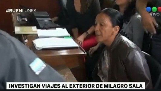 Investigan 80 vuelos al exterior de Milagro Sala