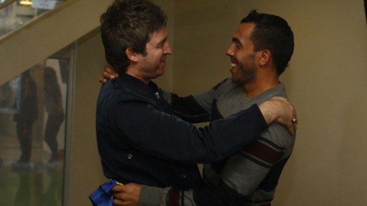 Noel Gallagher visitó a Carlitos Tevez en la Bombonera