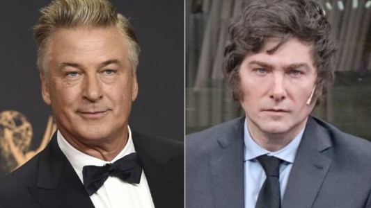 Alec Baldwin contra Javier Milei: lo comparó con un asesino serial