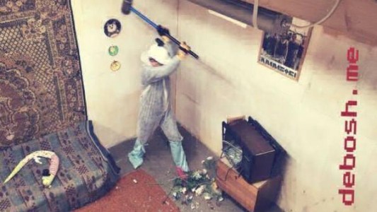 Rusia: Triunfa la moda de demoler habitaciones a golpes