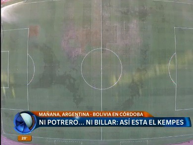 Ni potrero ni billar: así está el Mario Alberto Kempes