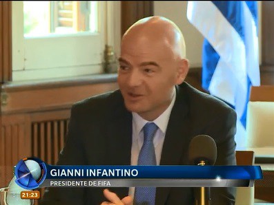 El presidente de la FIFA apoyó un Mundial en Argentina-Uruguay para 2030