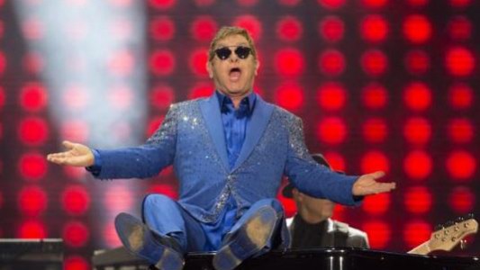 Elton John y Rod Stewart, juntos en "Rock in Rio"