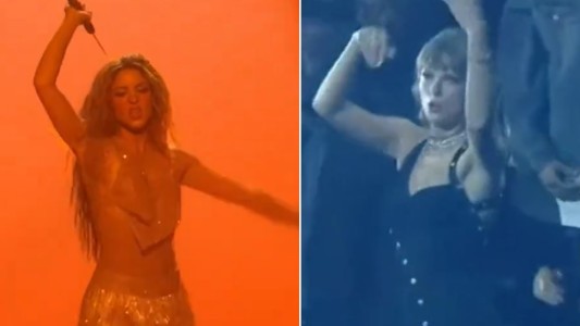 Impactante show en los VMA´s: Taylor Swift, la fan número 1 de Shakira