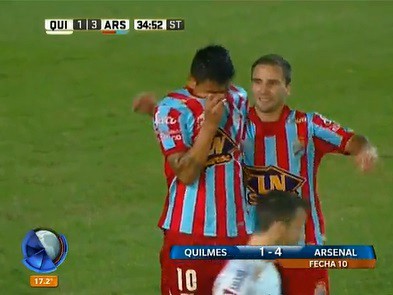 Arsenal venció a Quilmes 4 a 1 y quedó segundo en su zona