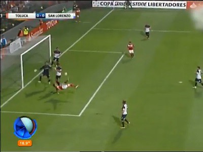 San Lorenzo quedó casi sin chances en Toluca