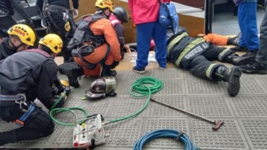 Se recupera la monja que quedó atrapada debajo de un colectivo en la 9 de Julio