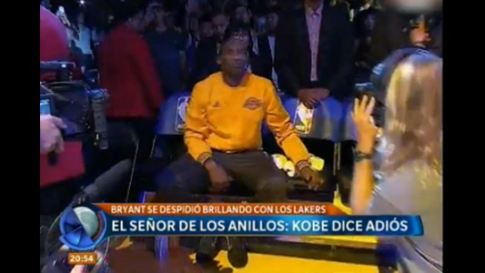 El señor de los anillos: Kobe dice adiós