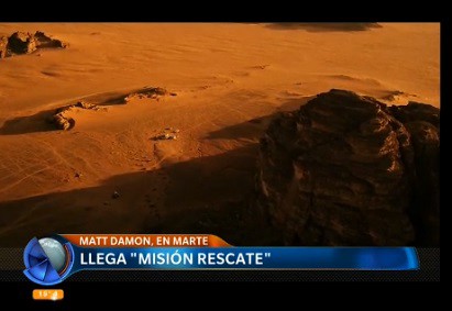 Tras el anuncio de la NASA sobre agua en Marte, estrenan en cine "Misión rescate"