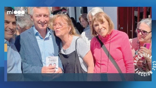 Macri se sumó a la campaña de Bullrich: repartió boletas con candidatos de Juntos por el Cambio