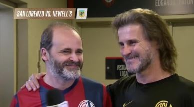 El físico que le dedicó su premio a Insua y el DT lo hizo emocionar