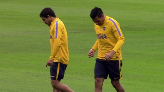 Boca entrenó antes de viajar a Paraguay con Meli y Chávez, sin Pérez ni Carrizo